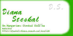 diana steskal business card
